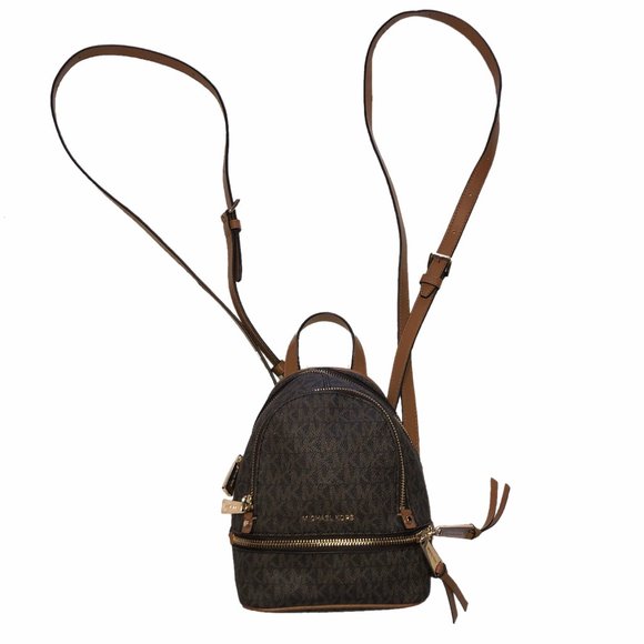 Michael Kors Rhea Mini Logo Backpack - Picture 1 of 4